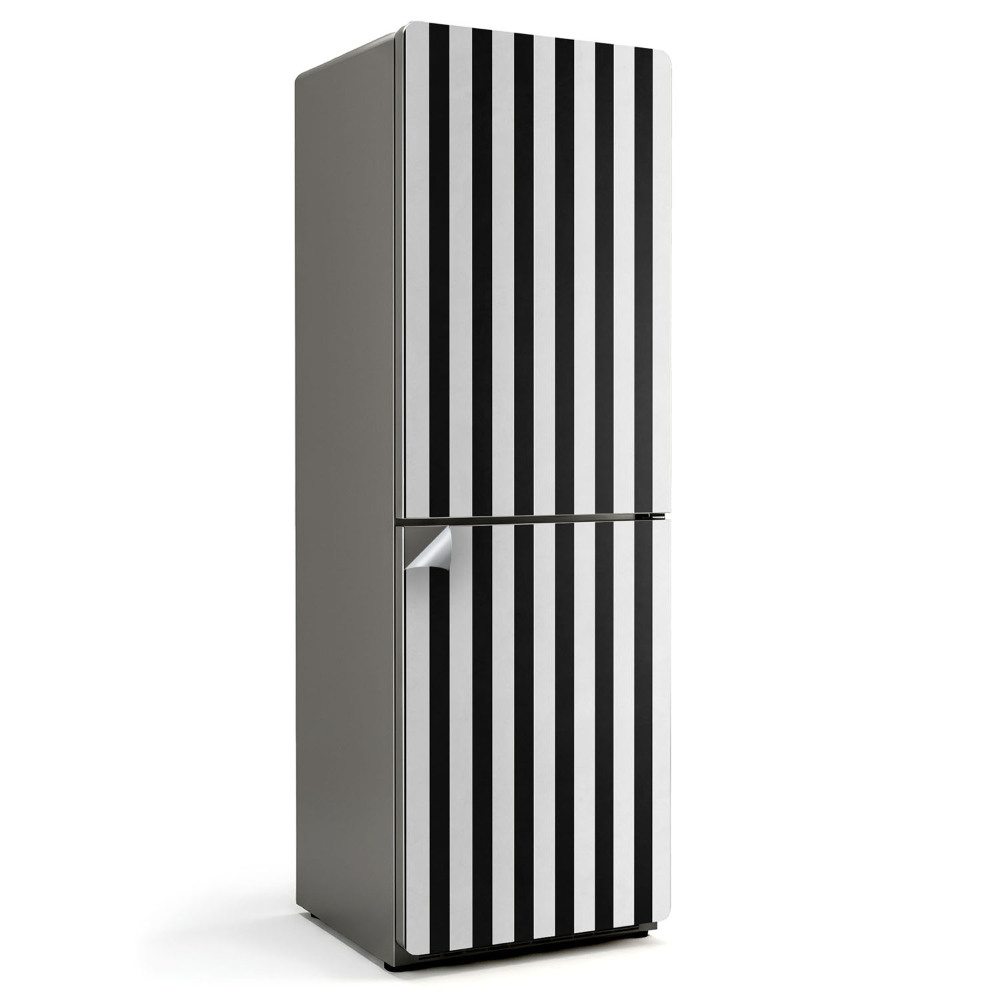 Nálepky na chladničku Kontrastní svislé pruhy