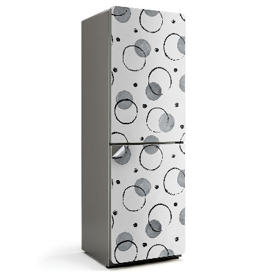 Nálepky na chladničku Abstraktní kruhy a tečky