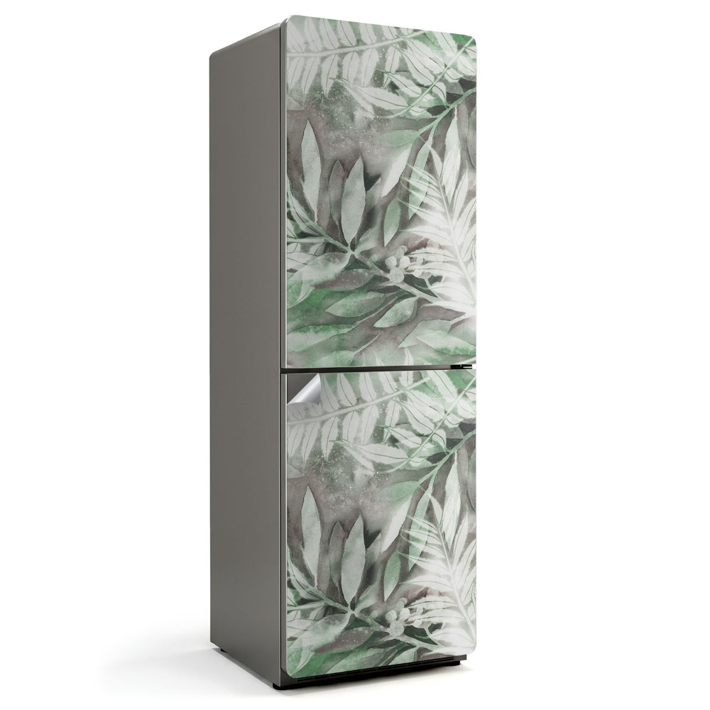 Nálepky na chladničku Listový akvarel vzor