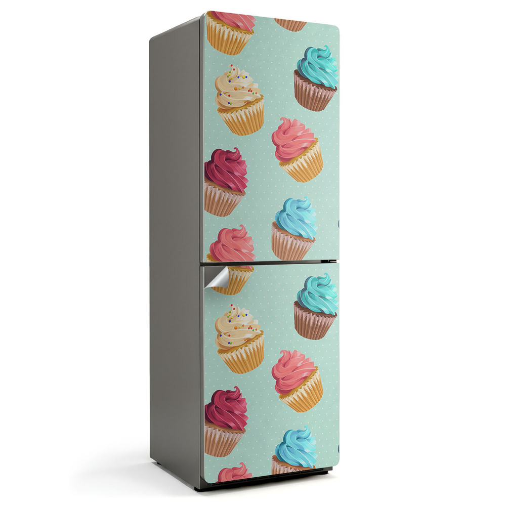 Nálepky na chladničku Cupcake vzor