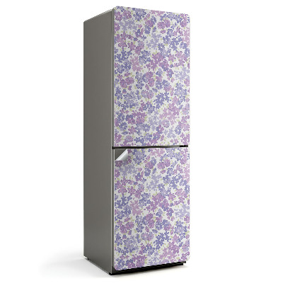 Fototapeta na chladničku Květinový vzor v pastelech