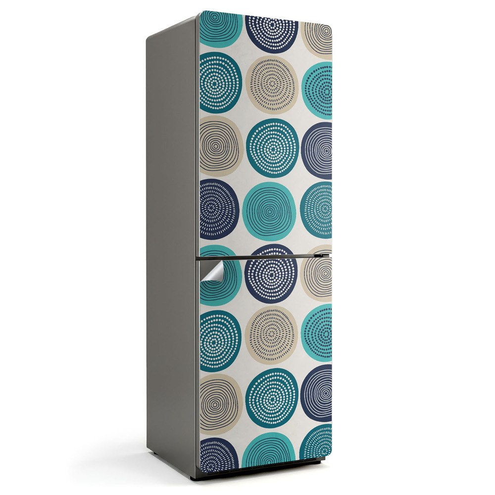 Fototapeta na chladničku Kruhové a spirálové vzory