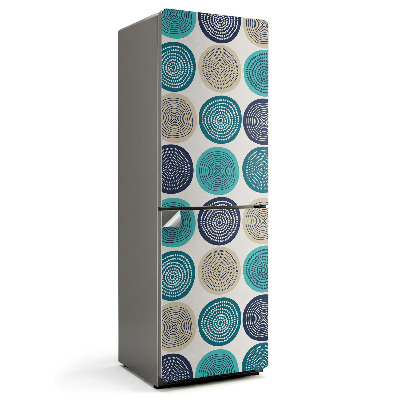 Fototapeta na chladničku Kruhové a spirálové vzory