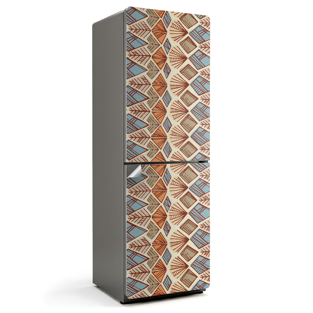 Fototapeta na chladničku Geometrie v etnickém stylu