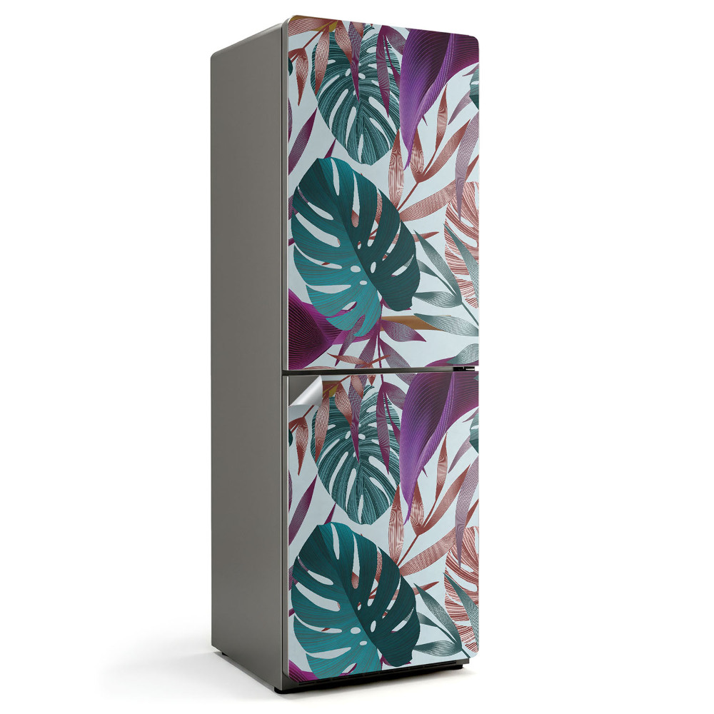 Fototapeta na chladničku Tropický List Vzor