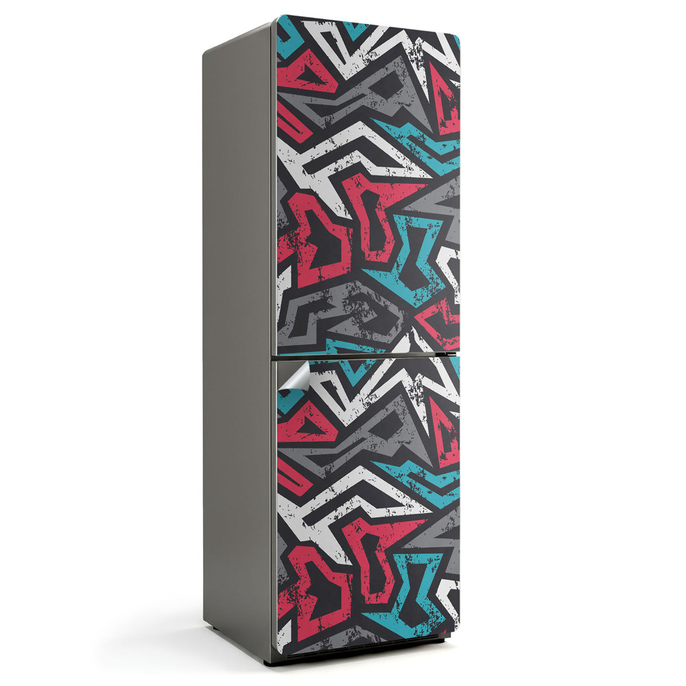 Nálepky na chladničku Dynamické geometrické vzory