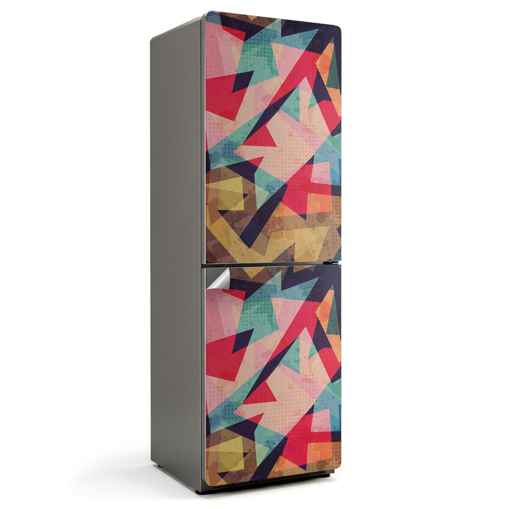 Fototapeta na chladničku Abstraktní tvary a linie