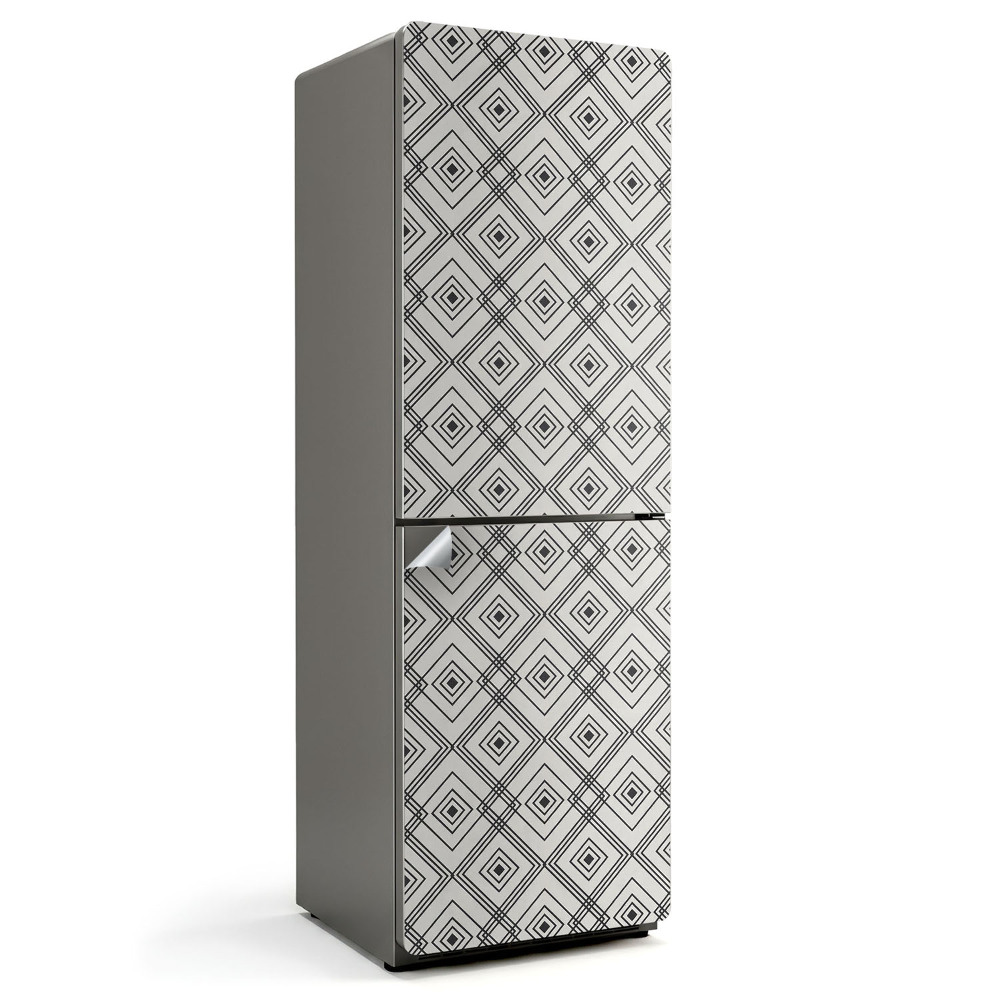 Nálepky na chladničku Geometrický kosočtverečný vzor