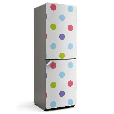 Fototapeta na chladničku Vzor s barevnými tečkami