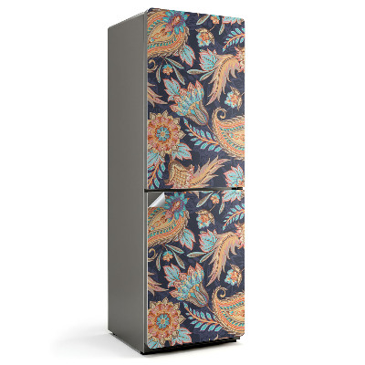 Nálepky na chladničku Rostlinný vzor s ornamenty