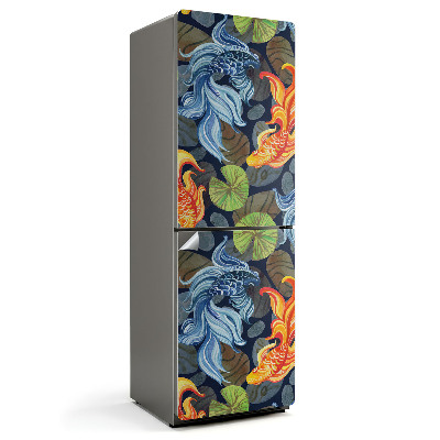 Fototapeta na chladničku Vzor s vodními motivy