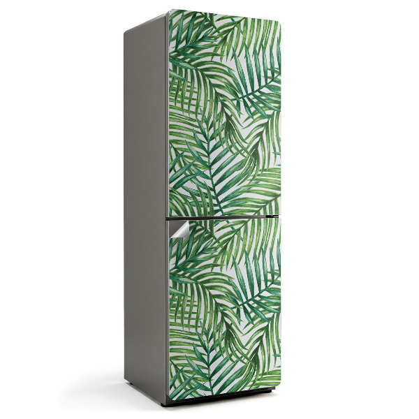 Fototapeta na chladničku Listy v tropickém vzoru