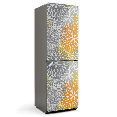 Fototapeta na chladničku Geometrické rostlinné vzory