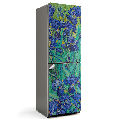 Fototapeta na chladničku Květinový vzor kosatců