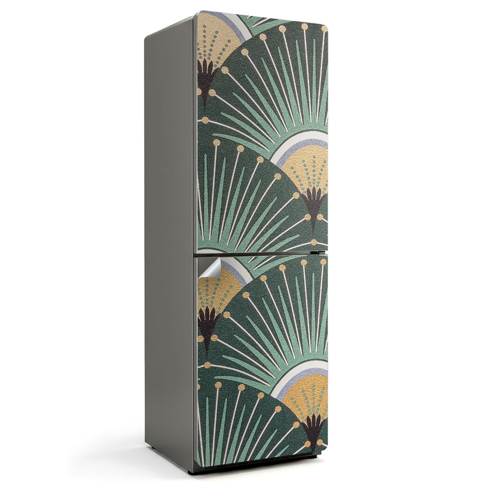 Nálepky na chladničku Vějíř a vzor čáry