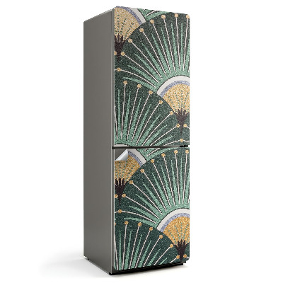 Nálepky na chladničku Vějíř a vzor čáry