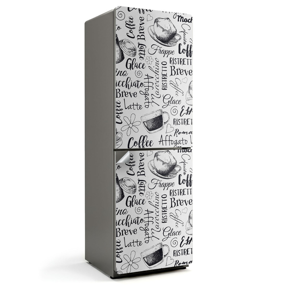 Nálepky na chladničku Návrhy šálků kávy