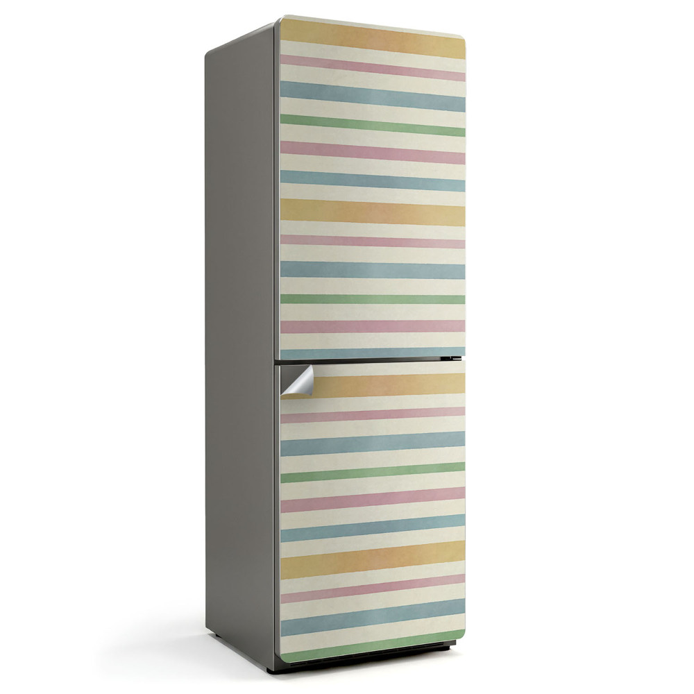 Nálepky na chladničku Vzor vodorovných pruhů