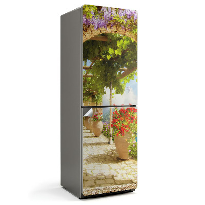 Nálepky na chladničku Okouzlující zahrada s květinami