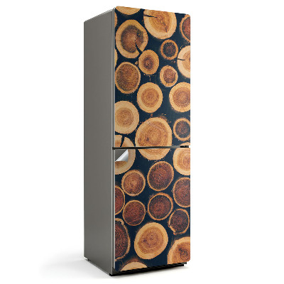 Fototapeta na chladničku Rozložení průřezu dřeva