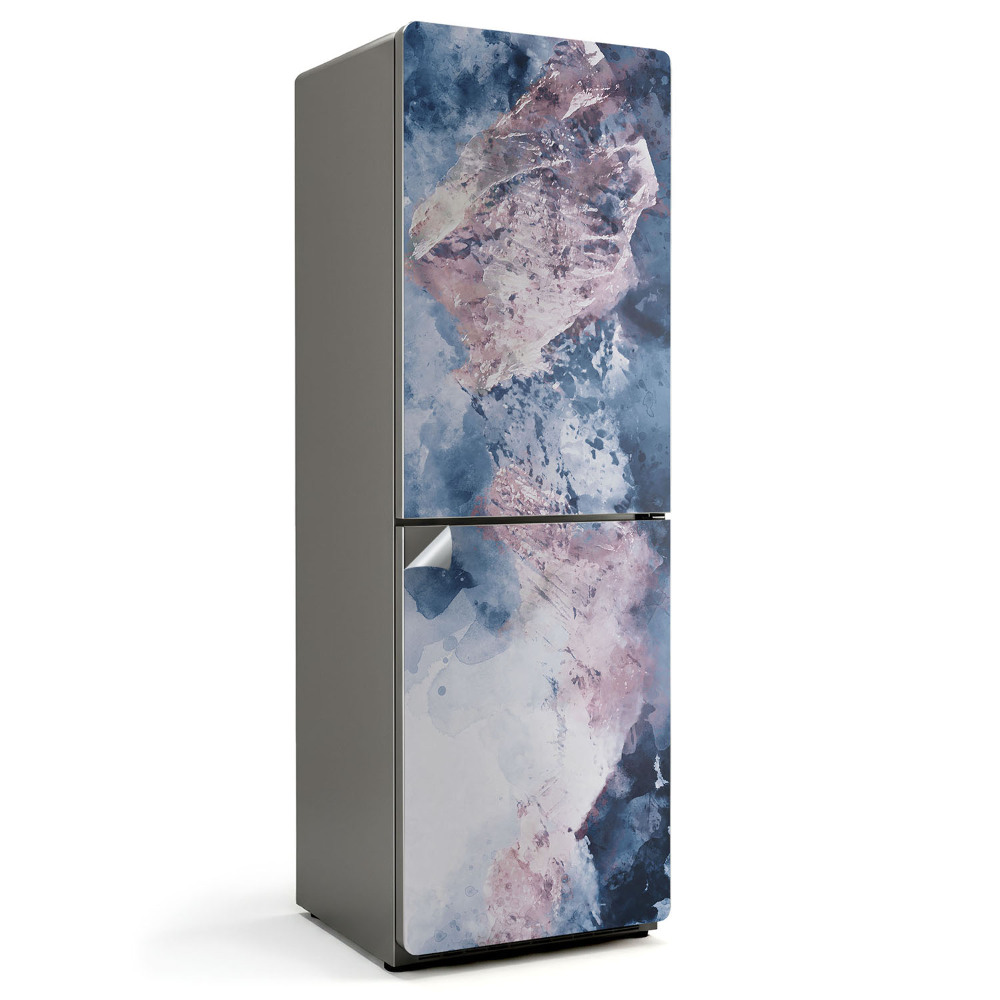 Nálepky na chladničku Abstraktní akvarel vzor