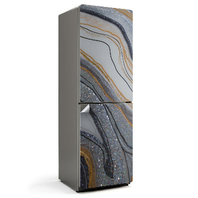 Fototapeta na chladničku Abstraktní vlny a čáry