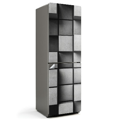 Fototapeta na chladničku Geometrické 3D bloky