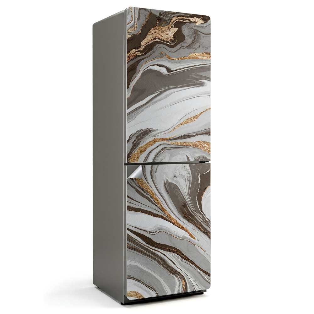 Nálepky na chladničku Abstraktní tekuté vlny