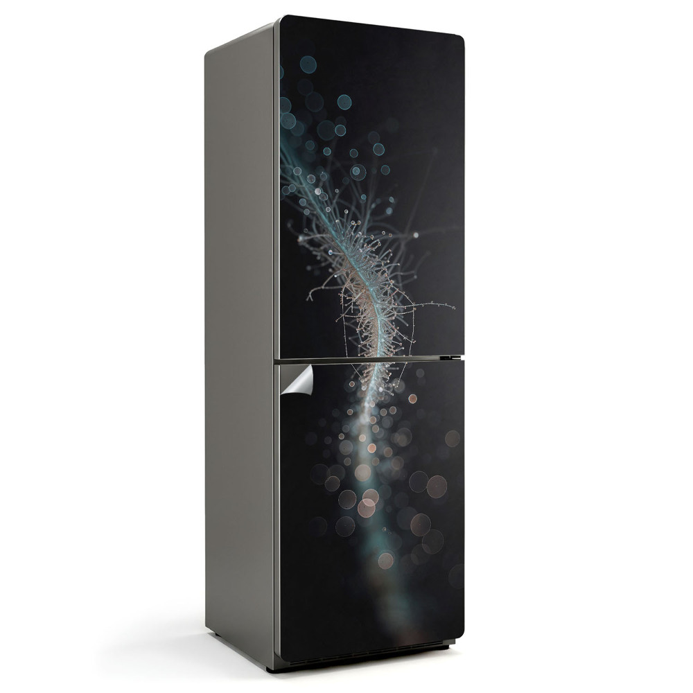 Nálepky na chladničku Abstraktní vzor s bublinami