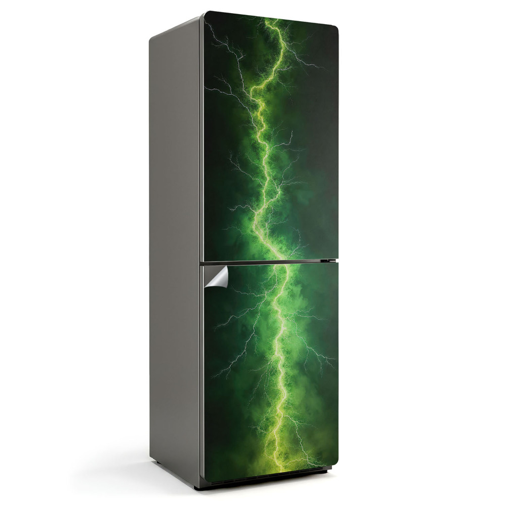 Nálepky na chladničku Vertikální blesky v oblacích