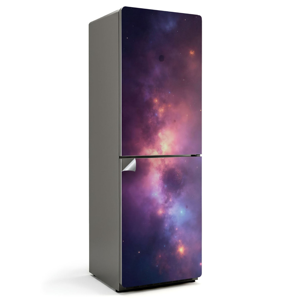 Fototapeta na chladničku Vesmírná galaktická krajina