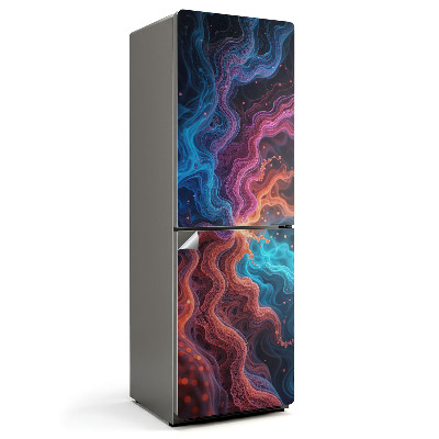 Nálepky na chladničku Dynamické energetické vlny