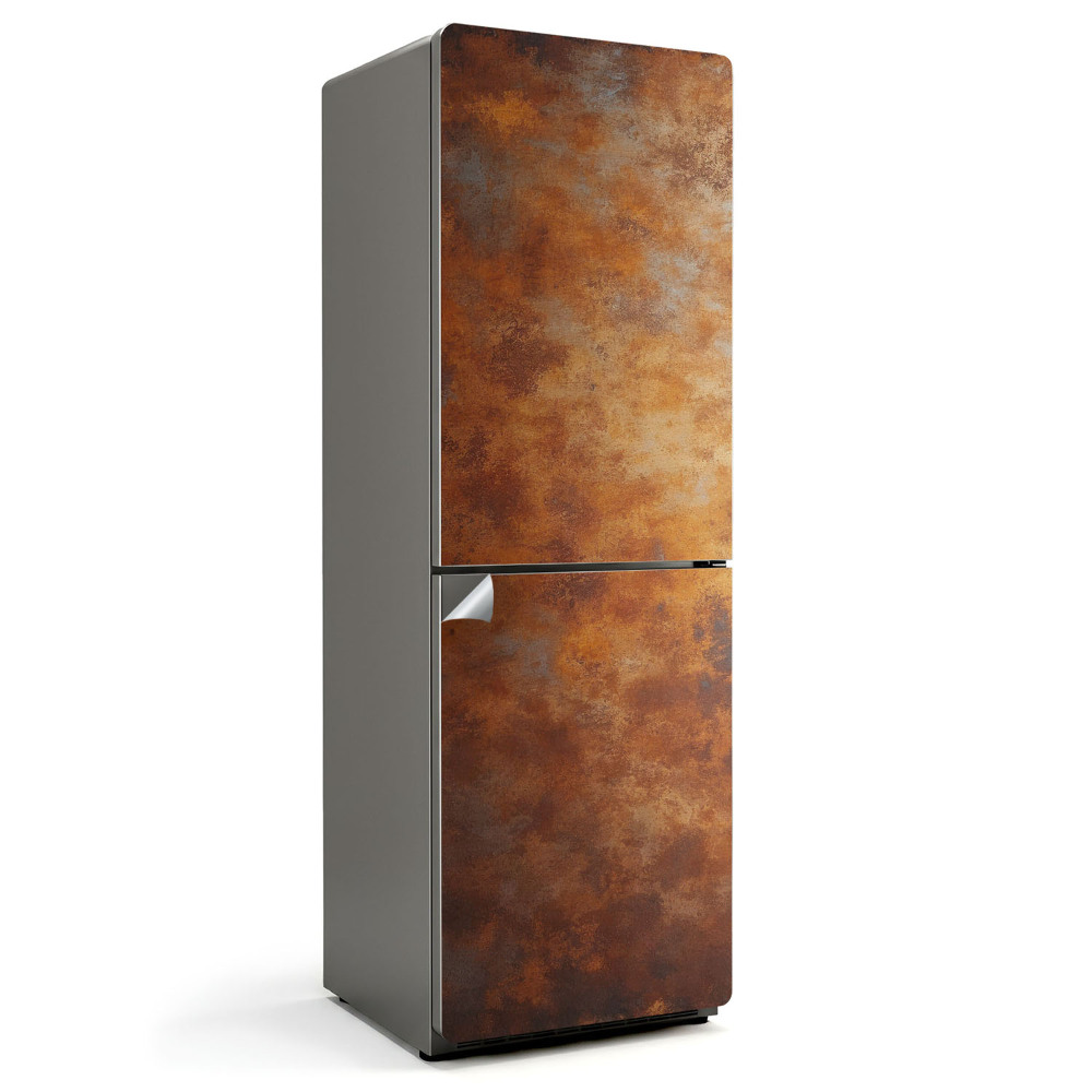 Nálepky na chladničku Kovová textura s rzí