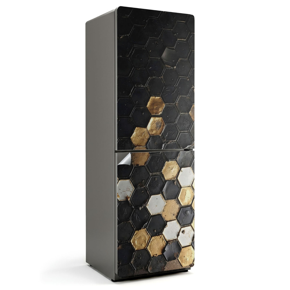 Fototapeta na chladničku Geometrický šestiúhelníkový vzor