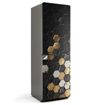 Fototapeta na chladničku Geometrický šestiúhelníkový vzor