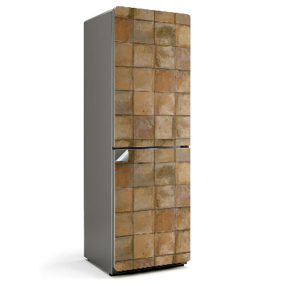 Nálepky na chladničku Dlaždice v zemitých tónech