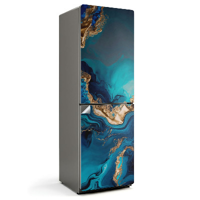 Fototapeta na chladničku Abstraktní vlny a skvrny