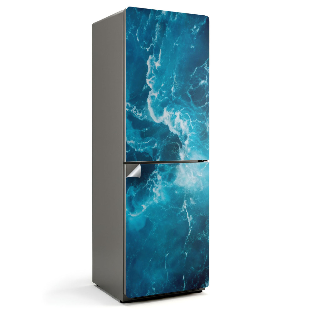 Nálepky na chladničku Dynamický vzor mořských vln