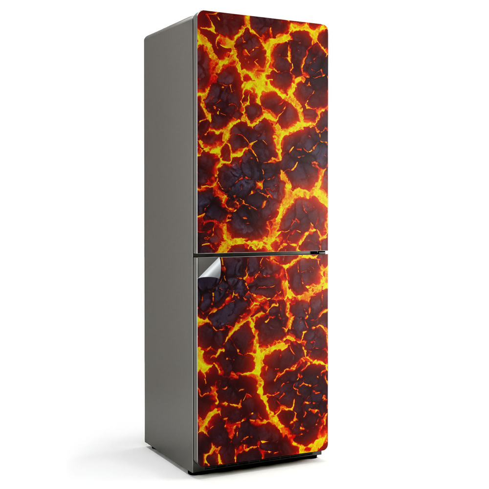 Fototapeta na chladničku Lávový vzor v pohybu