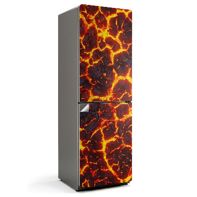 Fototapeta na chladničku Lávový vzor v pohybu