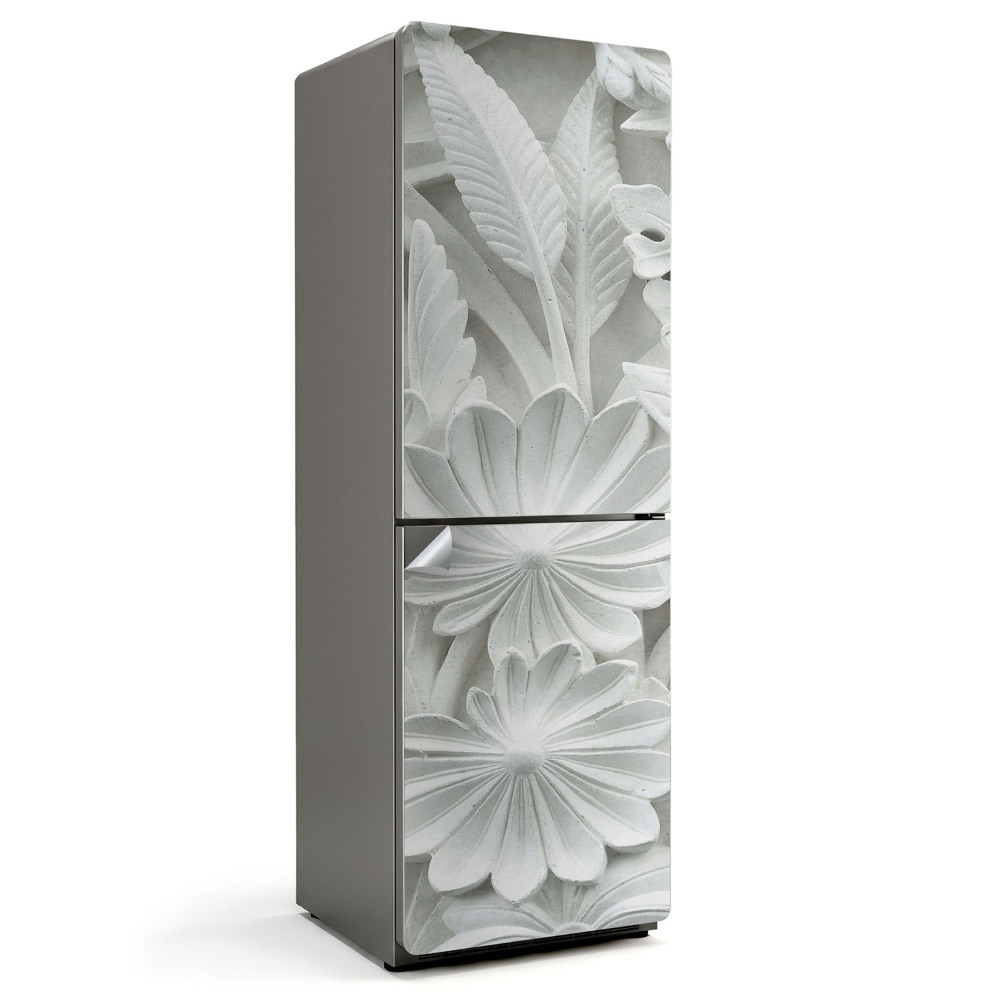 Nálepky na chladničku Reliéfní květinový vzor