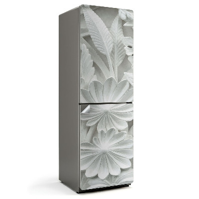 Nálepky na chladničku Reliéfní květinový vzor