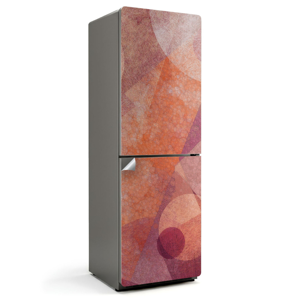 Nálepky na chladničku Abstraktní vzor s kruhy