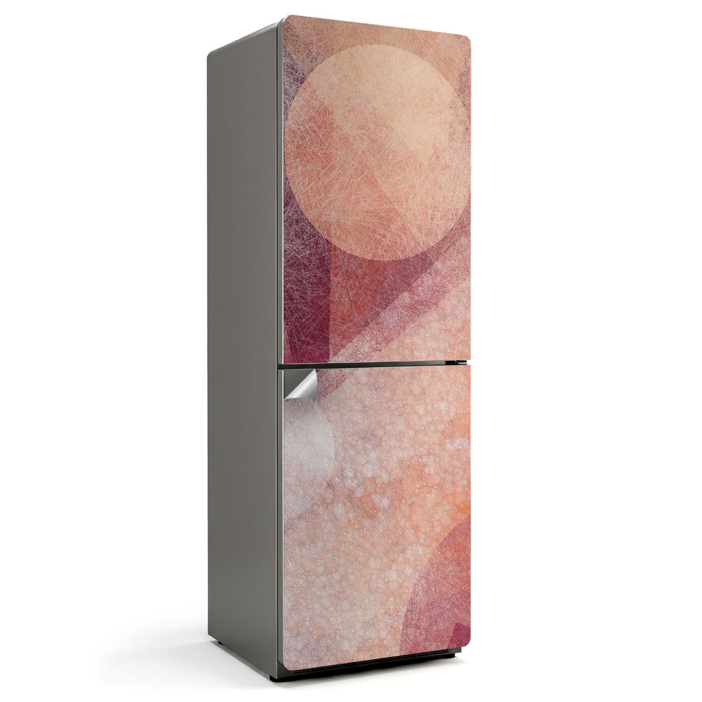 Fototapeta na chladničku Abstraktní vzor s kruhy