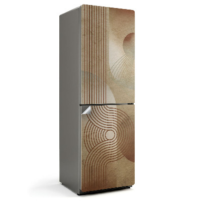 Fototapeta na chladničku Abstraktní linie a tvary