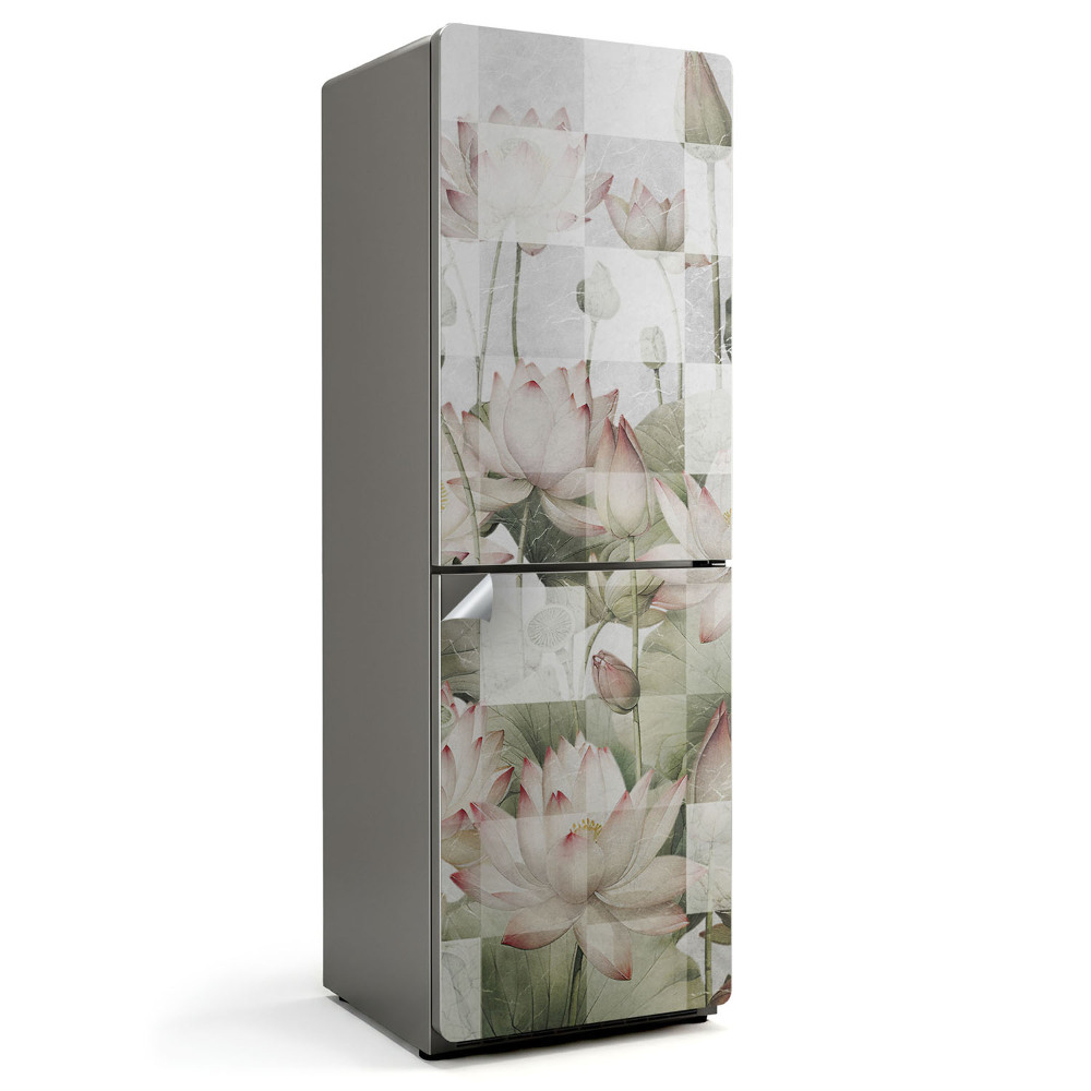 Fototapeta na chladničku Lilie na šachovnici