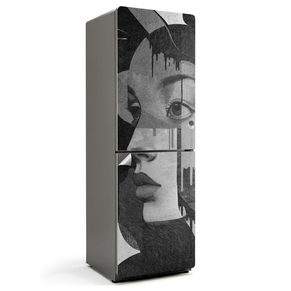 Fototapeta na chladničku Abstraktní portrét ženy