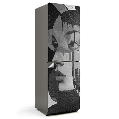 Fototapeta na chladničku Abstraktní portrét ženy