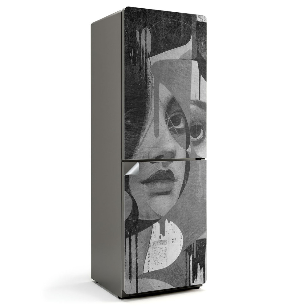 Fototapeta na chladničku Abstraktní ženský portrét