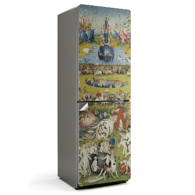 Nálepky na chladničku Boschova zahrada pozemských rozkoší